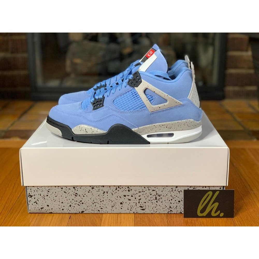 Size 10 Air Jordan 4 Retro "University Blue"